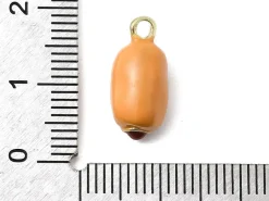 Breloque hot dog émaillée - doré