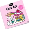 Cahier de coloriage Cozy Art - Kawaii - Omy