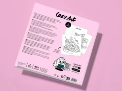 Cahier de coloriage Cozy Art - Kawaii - Omy