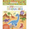 Cahier Mes 250 autocollants - dinosaures