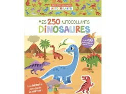 Cahier Mes 250 autocollants - dinosaures