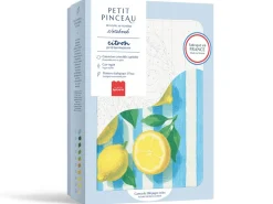 Carnet à peindre - Notebook peinture au numéro - Petit Pinceau - Citrons