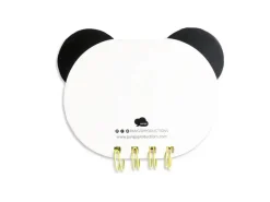 Carnet A6 en gelée kawaii à spirales pour enfant - Panda - Pango