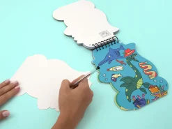 Carnet d'activité stickers - Dino de OMY