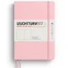 Carnet de notes Leuchtturm A5 à couverture rigide - rose poudre - pages blanches