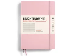 Carnet de notes Leuchtturm A5 à couverture rigide - rose poudre - pages lignées
