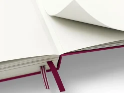 Carnet de notes Leuchtturm A5 à couverture rigide - rouge bordeaux - pages dots