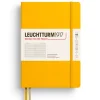 Carnet de notes Leuchtturm A5 à couverture rigide - jaune tournesol - pages lignées
