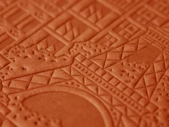Carnet Paris orange rouille - The City Works