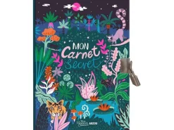 Carnet secret dessiné par Paula Mcgloin - motif jungle