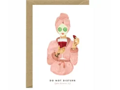Carte aquarelle - Do not disturb - ATWS