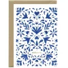 Carte aquarelle & dorure - Blue Swallow - ATWS