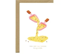 Carte aquarelle & dorure - Cheese to my raclette - ATWS