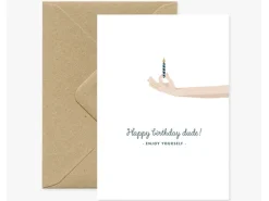 Carte aquarelle - Happy birthday dude ! - ATWS