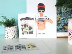 Carte aquarelle - Hippie birthday - ATWS