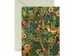 Carte d'anniversaire - Animaux sauvages