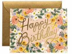 Carte d'anniversaire - Roses