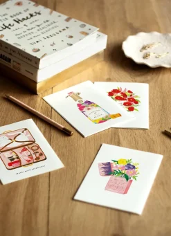 Carte d'anniversaire aquarelle & dorure - Candles - ATWS