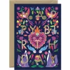 Carte d'anniversaire aquarelle & dorure - Mexican Birthday - ATWS