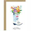 Carte d'anniversaire aquarelle - Santiag Birthday - ATWS