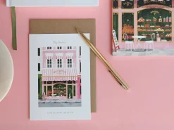 Carte d’anniversaire aquarelle & dorure - Birthday Bakery - ATWS