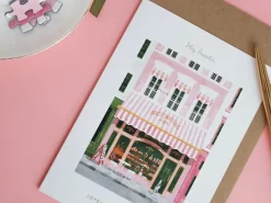 Carte d’anniversaire aquarelle & dorure - Birthday Bakery - ATWS