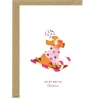 Carte de Noël aquarelle - Christmas dog sled - ATWS