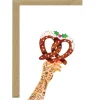 Carte de Noël aquarelle - Christmas bretzel - ATWS