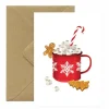 Carte de Noël aquarelle - Winter Mug Hot Chocolate - ATWS