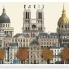 Carte postale A5 Paris I - Martin Schwartz