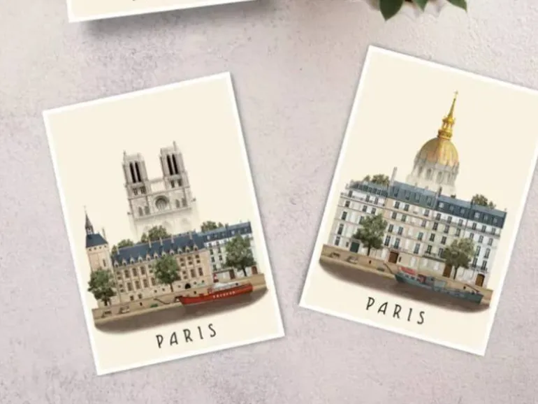 Carte postale A6 Paris V - Martin Schwartz