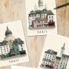 Carte postale A6 Paris VI - Martin Schwartz