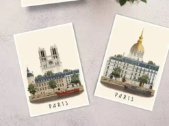 Carte postale A6 Paris VI - Martin Schwartz
