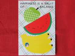 Carte postale Fruit of balance - Fruit Fries Design Lab