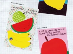 Carte postale Fruit of balance - Fruit Fries Design Lab