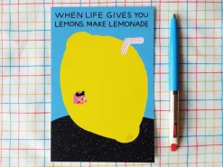 Carte postale Make lemonade - Fruit Fries design Lab