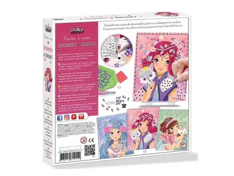 Cartes à créer Demoiselle de Diamants - Crealign