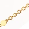Chaine maille inclusion petits ronds - doré à l'or fin 18K x 20 cm