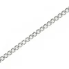 Chaine vénitienne 1,2 mm - laiton flashé argent 925 - qualité premium