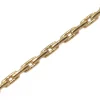 Chaîne serpentine 0,7 mm - doré à l'or fin 24 K x 20 cm