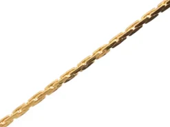 Chaîne serpentine 0,6 mm dorée x 20 cm
