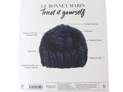 Coffret bonnet marin à tricoter