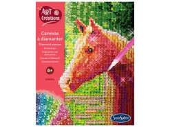 Coffret canevas à diamanter - Cheval