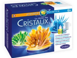 Coffret d'expériences scientifiques -La chimie des cristaux