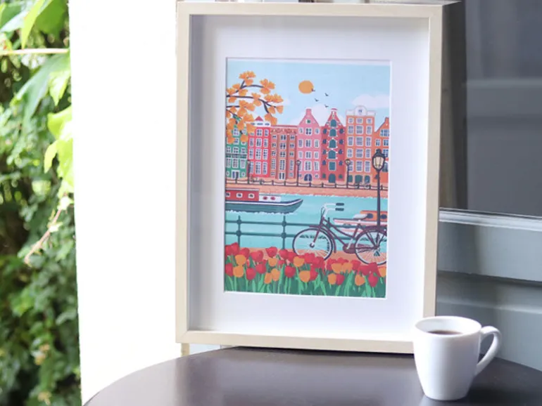 Coffret peinture au numéro - Petit Pinceau - Amsterdam par Nidhi Kachhadiya