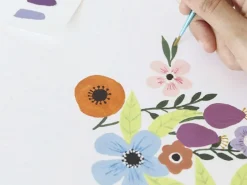 Coffret peinture au numéro - Petit Pinceau - Flowers par Art.iisan - PETIT PINCEAU