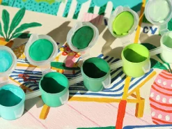 Coffret peinture au numéro - Petit Pinceau - The Motel Pool par Jessica Smith