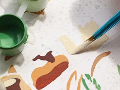Coffret peinture au numéro - Petit Pinceau - Boulangeries Parisiennes par Ananya Bhandari