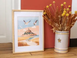 Coffret peinture au numéro - Petit Pinceau - Mont Saint-Michel par La Petite Epicerie