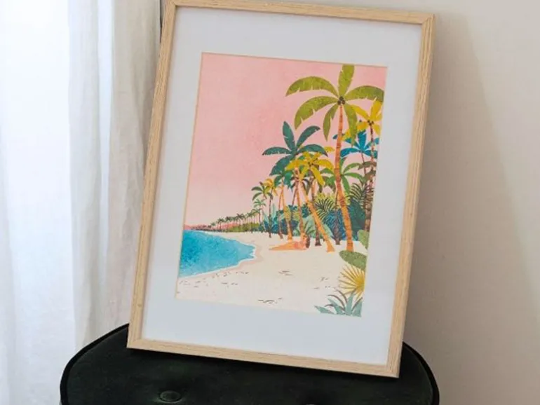 Coffret peinture au numéro - Petit Pinceau - Bora Bora par Tania Garcia
